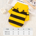 Dog clothes with thickened velvet can pull bees hoodies and cat clothes