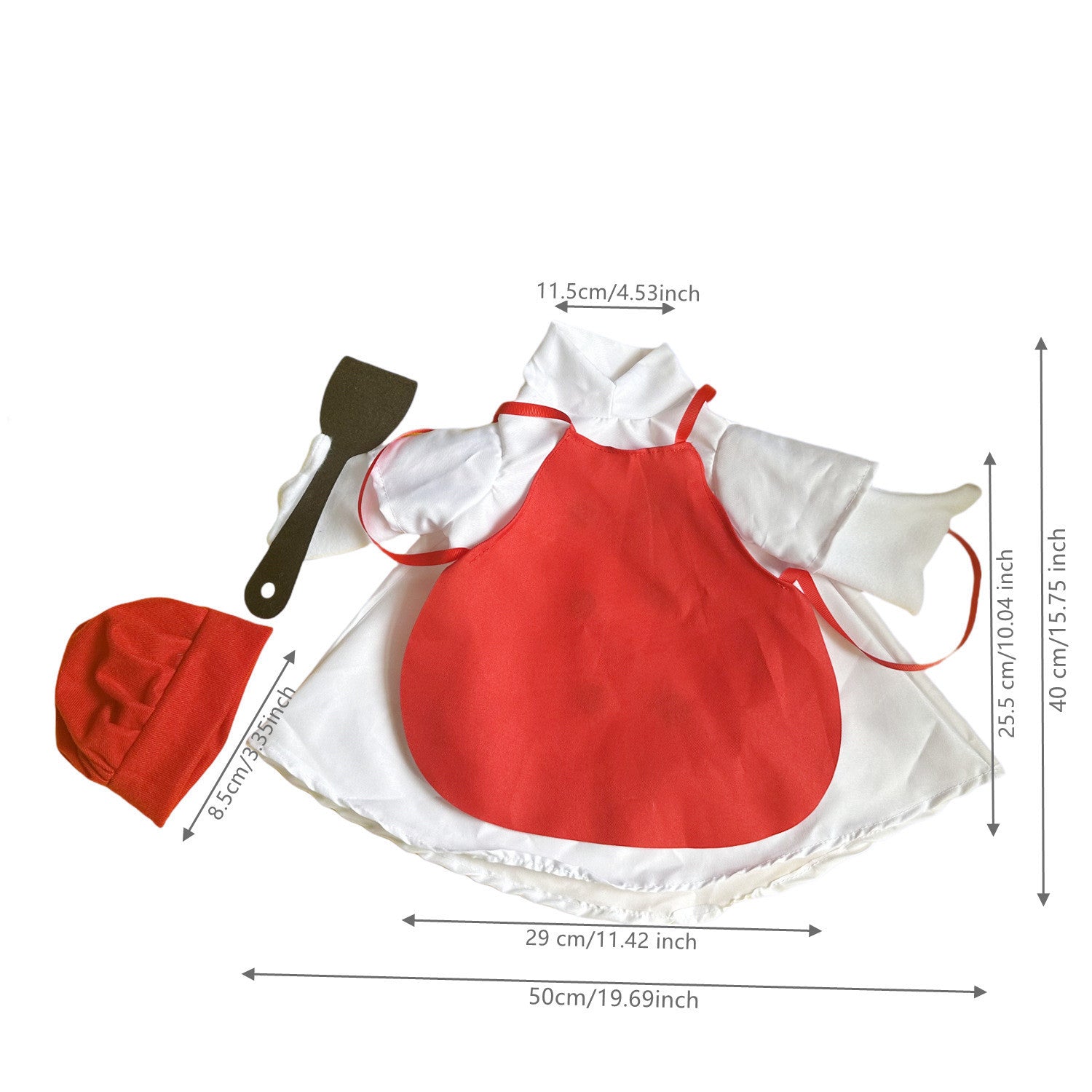 PorchGoose Costume Chef Apron Chef Outfit Outdoor Goose Decoration Costume Props