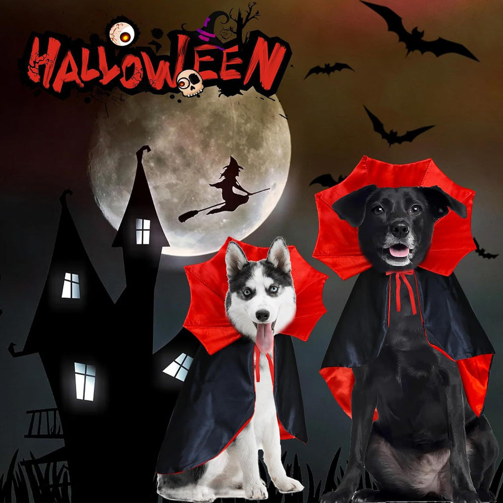 Halloween pet cat dog funny bat costume cloak
