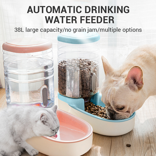 Dog Automatic Pet Feeder Cat Water Dispenser Dog Bowl Cat Bowl Water Feeding Bowl Cat Bowl
