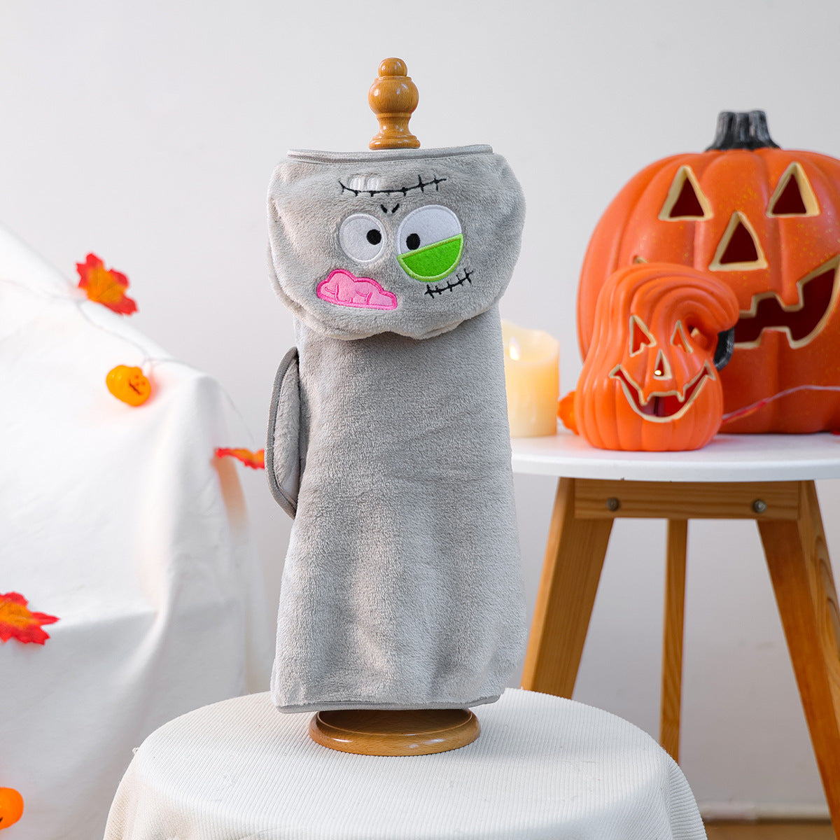 Halloween Pet Bath Towel Dog Cat Robe Sleepwear Bathing Towel Pet Supplies Small Dogs
